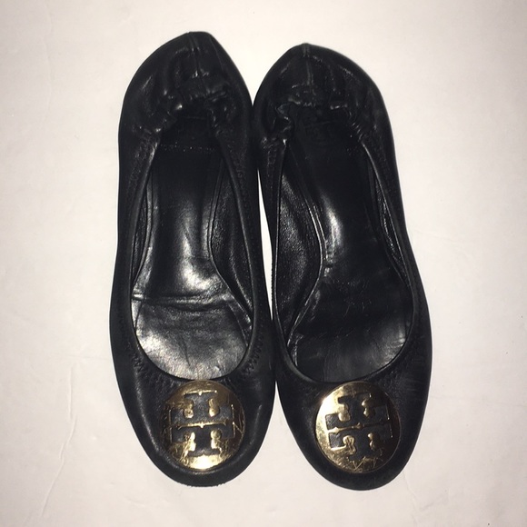Tory Burch black flats size 8 Good condition. - Picture 9 of 12